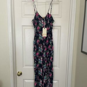 YMI Navy Blue Maxi Dress
